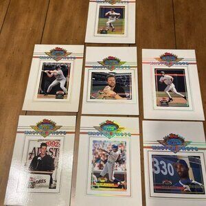 1993 Topps 7 Stadium Club Master Jumbo Photo 7"x5" Singles BASEBALL
